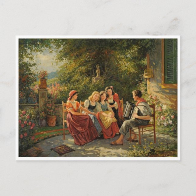 Cartão Postal Cartão-postal de pintura clássico (Frente)