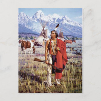 Cartão Postal Cartão-postal de pintura clássico