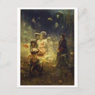 Cartão Postal Cartão-postal de pintura clássico