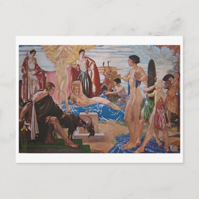 Cartão Postal Cartão-postal de pintura clássico (Frente)