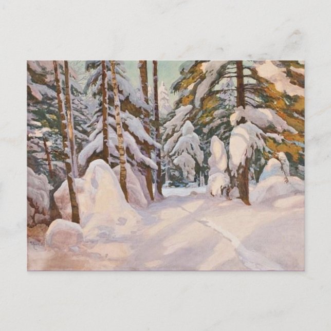 Cartão Postal Cartão-postal de pintura clássico (Frente)