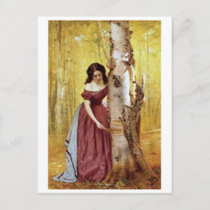Cartão Postal Cartão-postal de pintura clássico