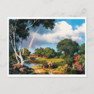 Cartão Postal Cartão-postal de pintura clássico