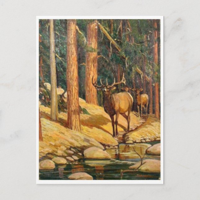 Cartão Postal Cartão-postal de pintura clássico (Frente)