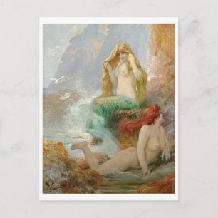Cartão Postal Cartão-postal de pintura clássico