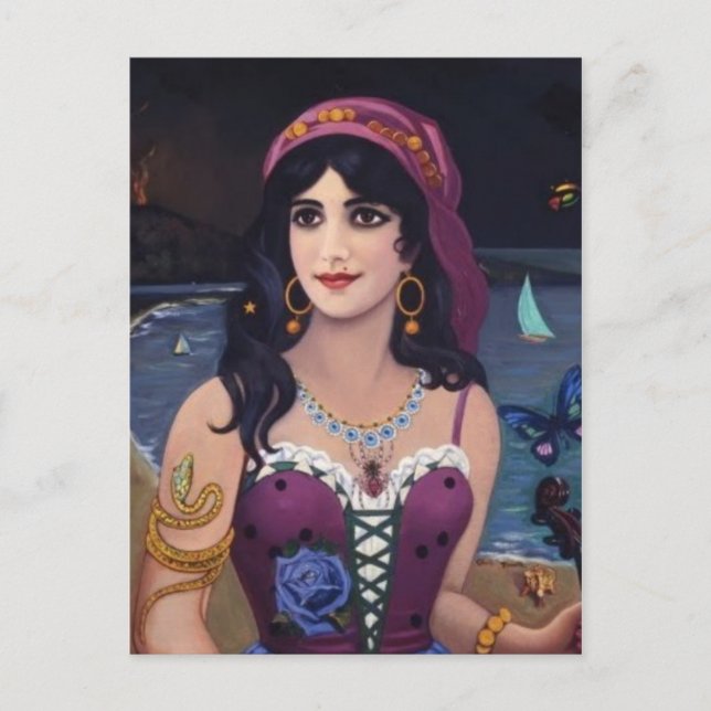 Cartão Postal Cartão-postal de pintura clássico (Frente)