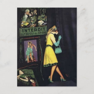 Cartão Postal Cartão-postal de pintura clássico