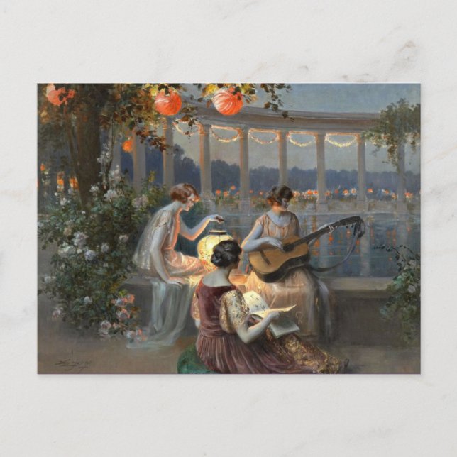 Cartão Postal Cartão-postal de pintura clássico (Frente)