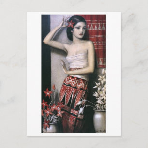 Cartão Postal Cartão-postal de pintura clássico