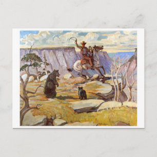 Cartão Postal Cartão-postal de pintura clássico