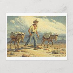 Cartão Postal Cartão-postal de pintura clássico