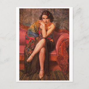 Cartão Postal Cartão-postal de pintura clássico