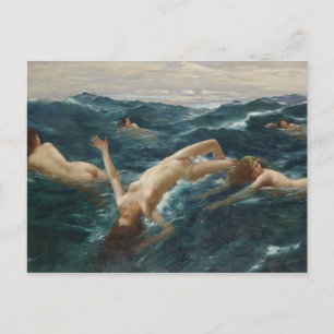 Cartão Postal Cartão-postal de pintura clássico