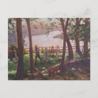 Cartão Postal Cartão-postal de Pintura do Condado de Lancaster d