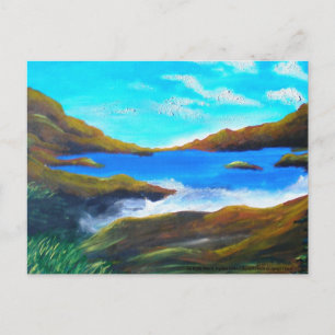 Cartão Postal Cartão-postal de pintura oceânica