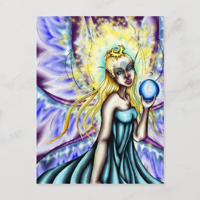 Cartão Postal Cartão-postal de placa de luz Aene (Frente)