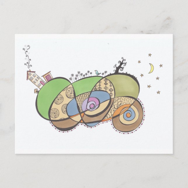 Cartão Postal Cartão-postal de porta (Frente)