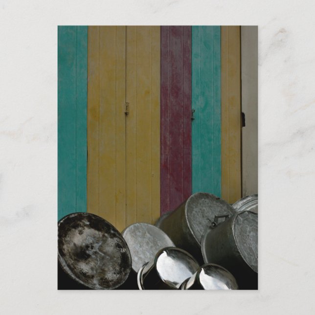 Cartão Postal Cartão-postal de potes e Pans (Frente)