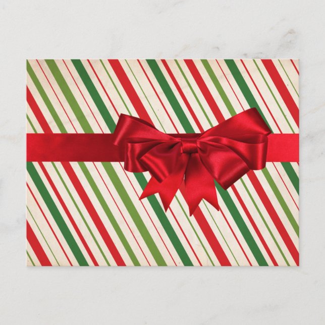 Cartão Postal Cartão-postal de presente de Natal (Frente)