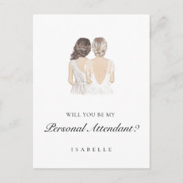 Cartão Postal Cartão-postal de Proposta de Atendedor Pessoal Des