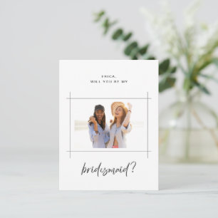 Cartão Postal Cartão-postal de proposta do Partido Bridal Bride