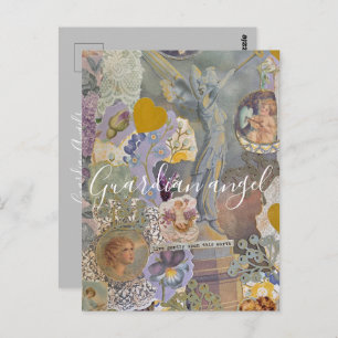 Cartão Postal Cartão-postal de Proteção de Envio de Anjo Guardiã