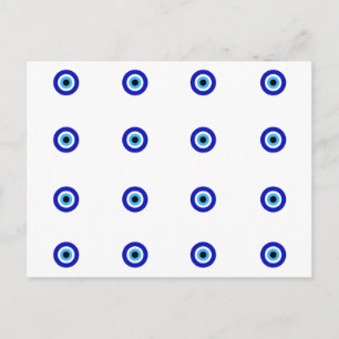 Cartão Postal Cartão-postal de Proteção de Olhos de Mau Mini 