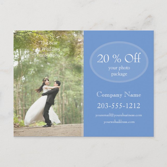 Cartão Postal Cartão-postal de publicidade profissional - HAMbyW (Frente)