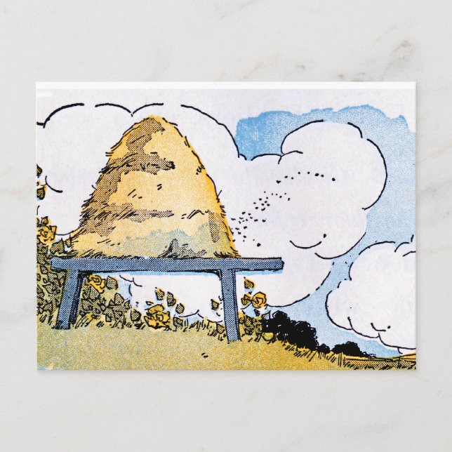 Cartão Postal Cartão-postal de recebimento de arte de colmeia (Frente)