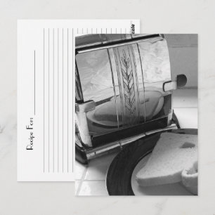 Cartão Postal Cartão-postal de recebimento de torradeira Vintage