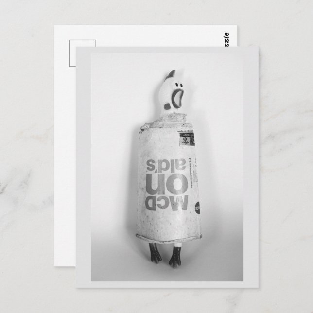 Cartão Postal Cartão-postal de Reciclar de frango de borracha (Frente/Verso)