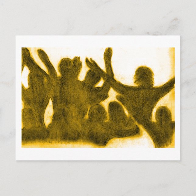 Cartão Postal Cartão-postal de regozijo (Frente)