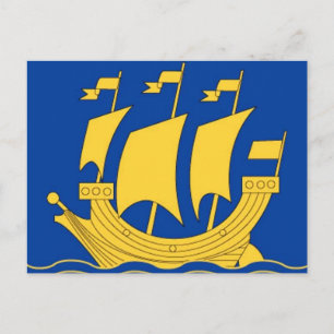 Cartão Postal Cartão-postal de remessa amarelo