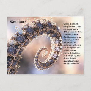 Cartão Postal Cartão-postal de resiliência