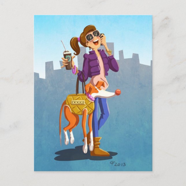 Cartão Postal Cartão-postal de Rico e chic (Frente)