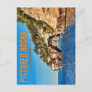 Cartão Postal Cartão-postal de Rocks Picados