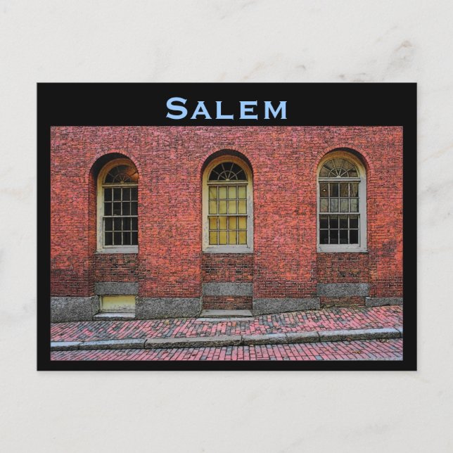 Cartão Postal Cartão-postal de Salem (Frente)