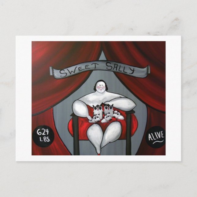 Cartão Postal Cartão-postal de Sally Doce (Frente)
