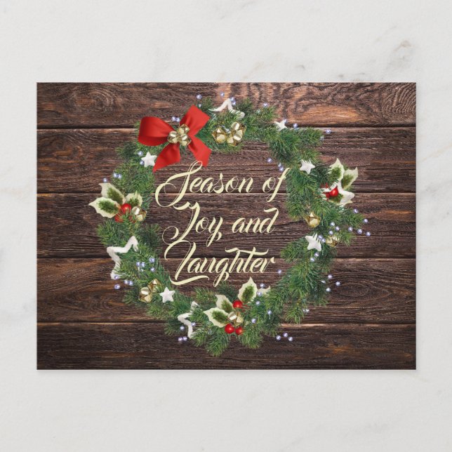 Cartão Postal Cartão-postal de saudação de Feriado (Frente)