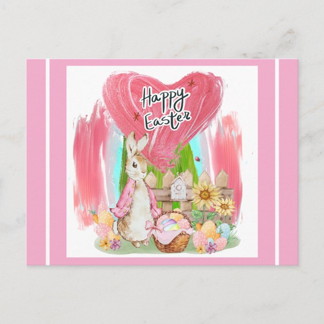 Cartão Postal Cartão-postal de saudações de páscoa (Frente)