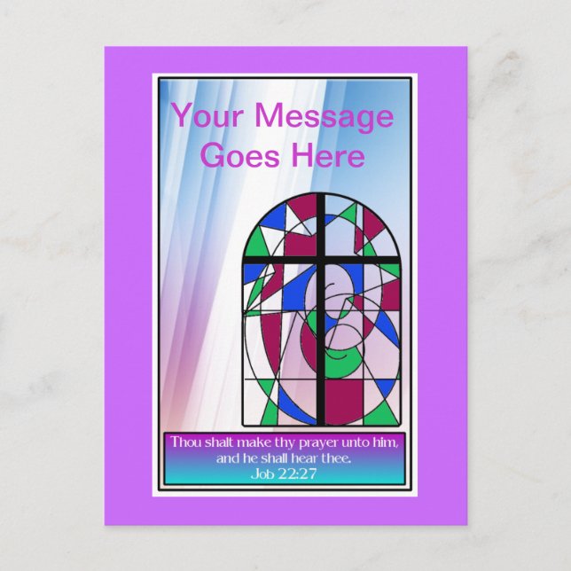 Cartão Postal Cartão-postal de Seguimento da Igreja (Frente)