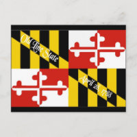 Cartão-postal de Sinalizador Maryland
