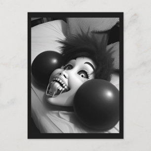 Cartão Postal Cartão-postal de sorriso estranho