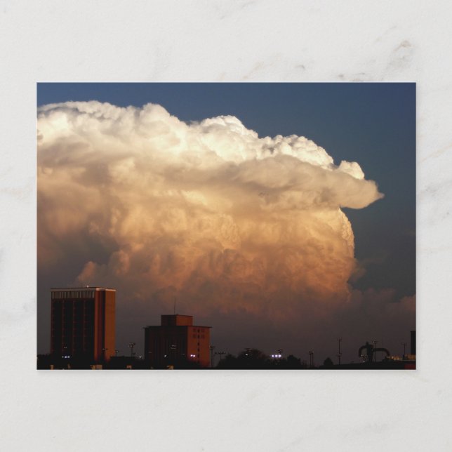 Cartão Postal Cartão-postal de Storm da Cidade (Frente)