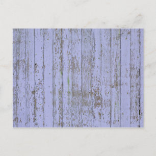 Cartão Postal Cartão-postal de textura de madeira falsa lavanda