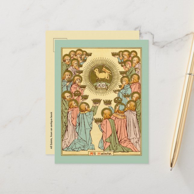 Cartão Postal Cartão-postal de todos os Santos (RLS 19) (Frente/Verso In Situ)