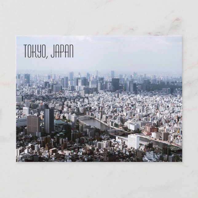 Cartão Postal Cartão-postal de Tóquio, Japão (Frente)