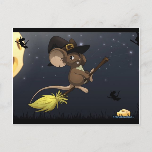 Cartão Postal Cartão-postal de Transformice Halloween (Frente)