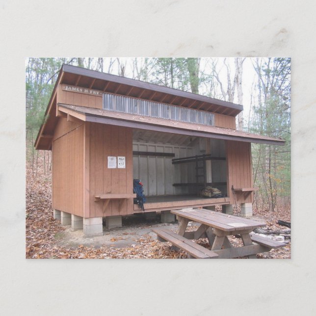 Cartão Postal Cartão-postal de trilha Appalachian de execução de (Frente)