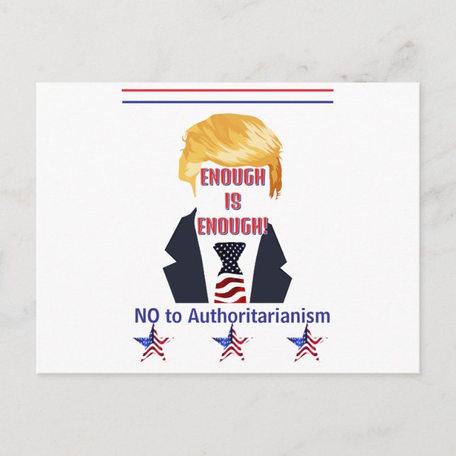 Cartão Postal Cartão-postal de trunfo endereçado ao seu senador (Frente)